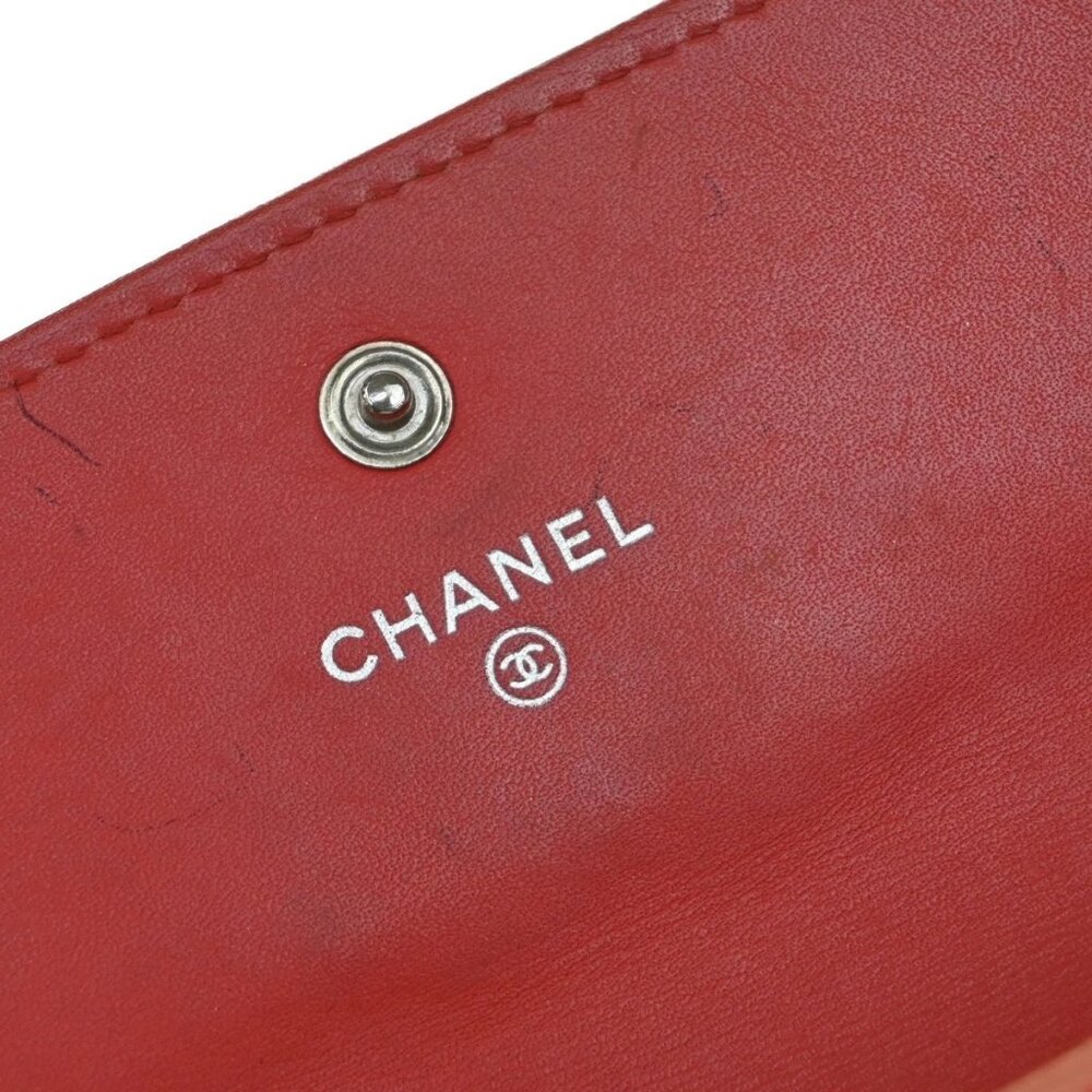 CHANEL CC Logo Long Bifold Wallet Grained Calfskin Leather Black 66EF984 - Picture 12 of 15